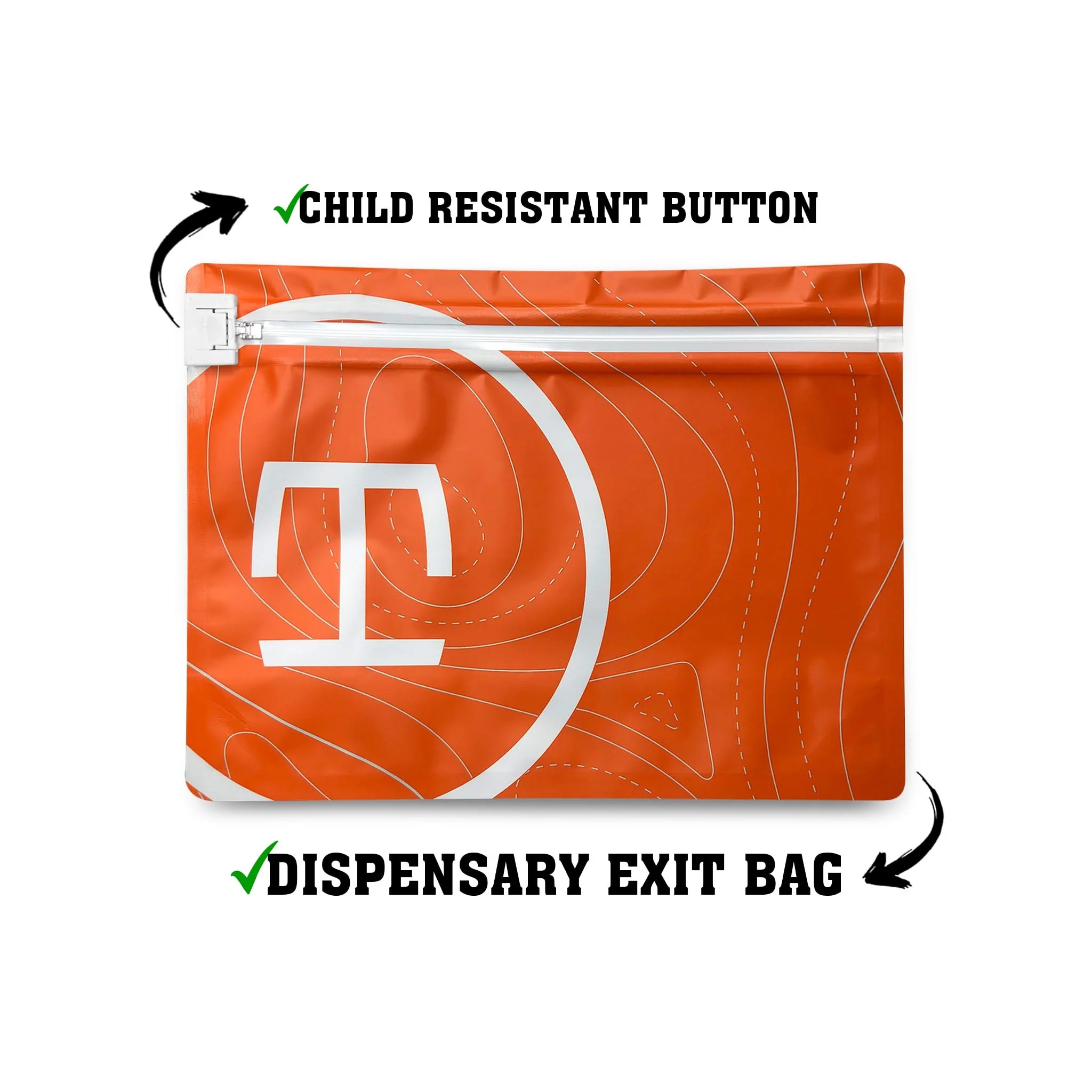 Custom Exit Bag with Male and Female Lock - Image 4