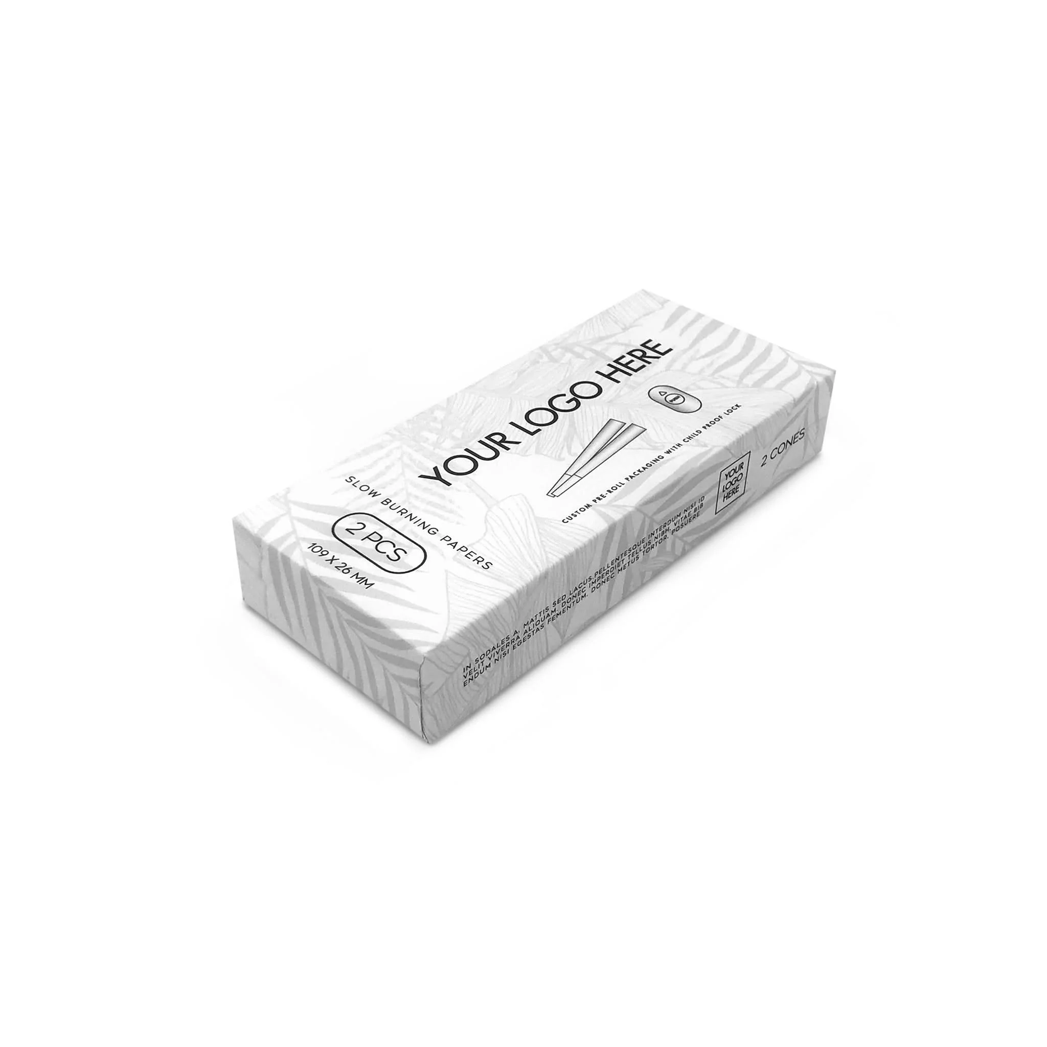 Custom Pre Rolled Turned Edge Box 2PK King Size - Image 3