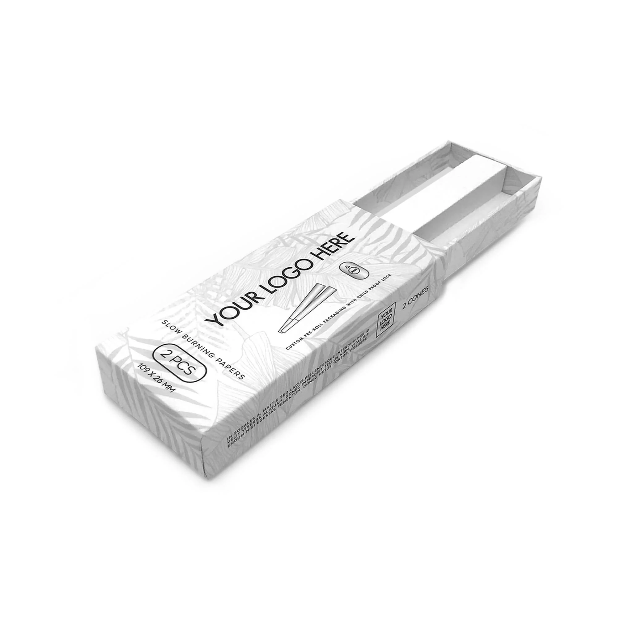Custom Pre Rolled Turned Edge Box 2PK King Size - Image 4