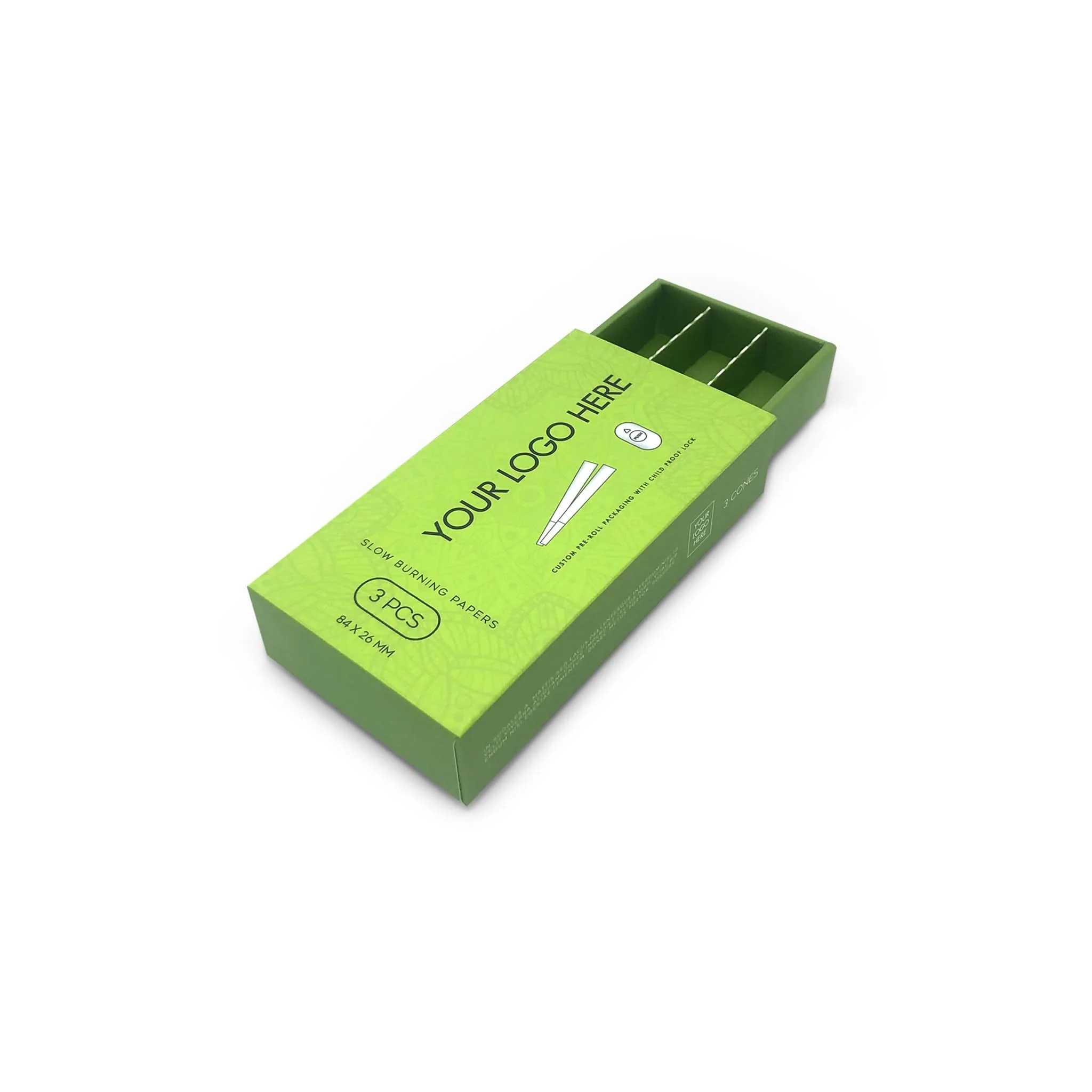 Custom Pre Rolled Turned Edge Box 3PK Quarter Size - Image 4