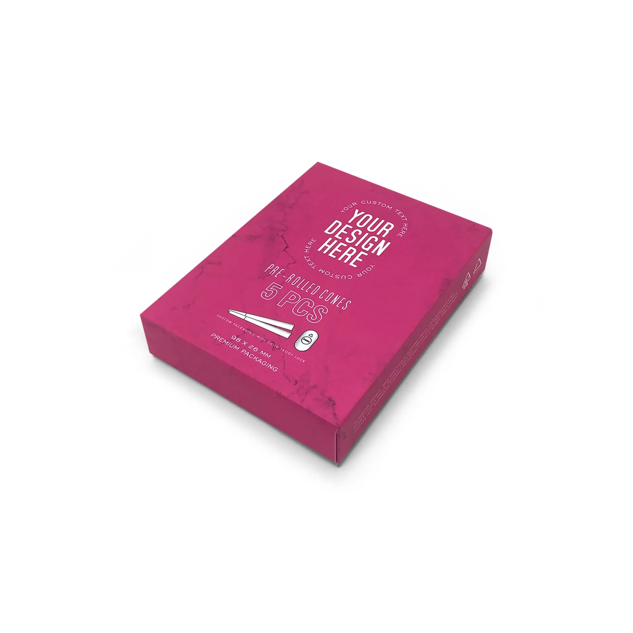 Custom Pre Rolled Turned Edge Box 5PK 98 Size - Image 5
